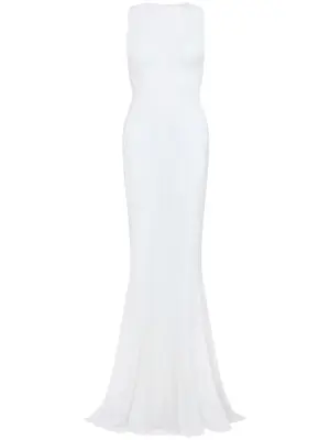 Сетчатое платье макси