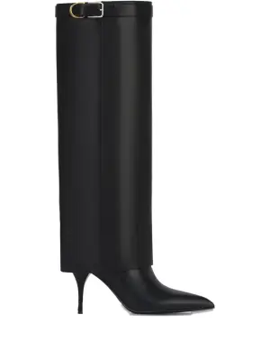 Кожаные сапоги