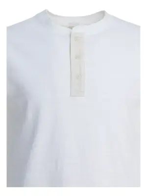 Хлопковая футболка Henley