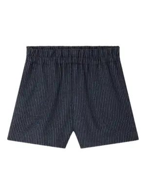 полосатые шорты с эластичным поясом