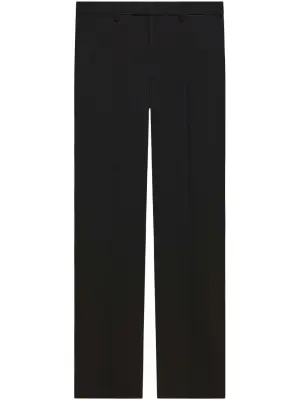 Шерстяные брюки строгого кроя