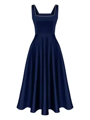 Декорированное платье миди