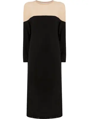 Двухцветное платье