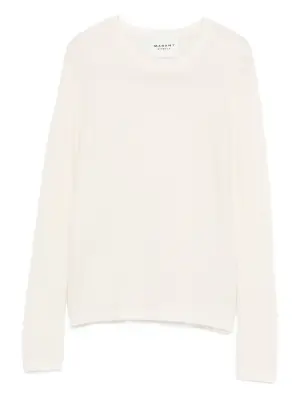 Джемпер с круглым вырезом и длинными рукавами