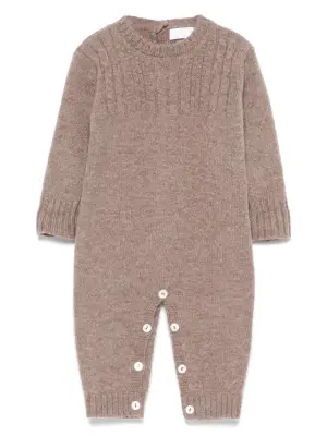 Ромпер с круглым вырезом