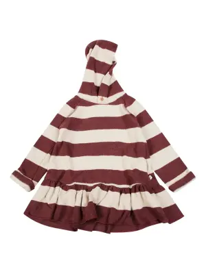 Полосатое платье Hilda с капюшоном