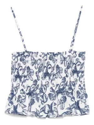 топ с графичным принтом