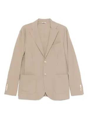 пиджак с накладными карманами