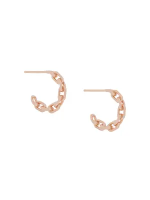 Позолоченные цепочные серьги