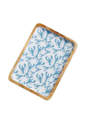 Поднос с принтом омара