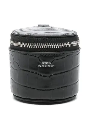 Шкатулка для украшений с тиснением под кожу крокодила