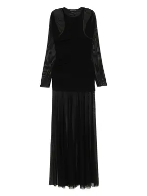 Многослойное платье