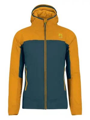 куртка в стиле колор-блок с капюшоном