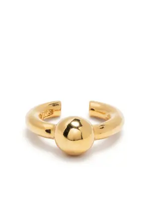 Позолоченная серьга-кафф