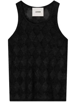 Топ с геометричным узором