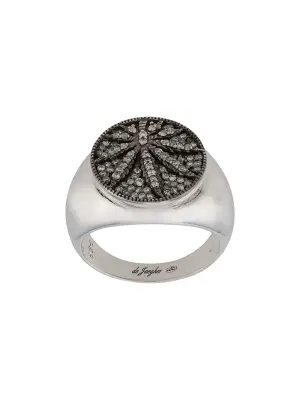 Кольцо с кристаллами