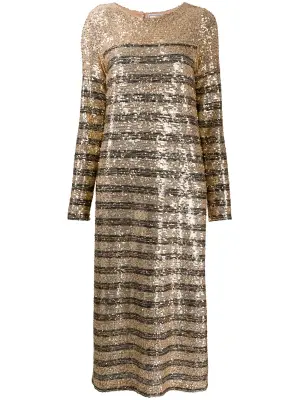 платье миди Bettina с пайетками
