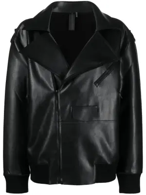 Куртка из искусственной кожи