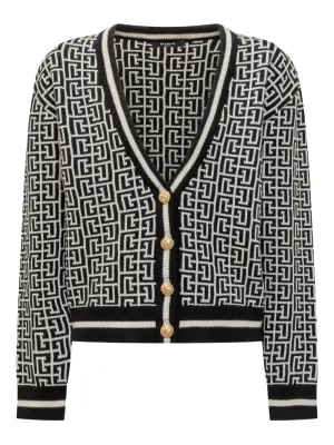 кардиган с монограммой