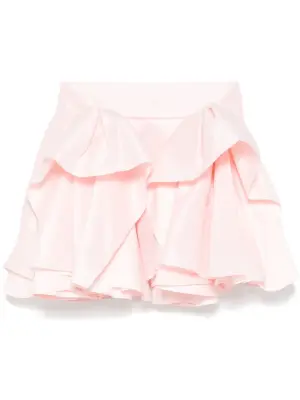 Юбка мини с оборками