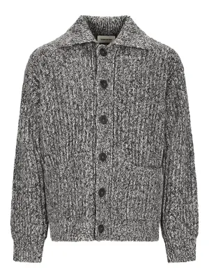 Кардиган на пуговицах с эффектом мулине