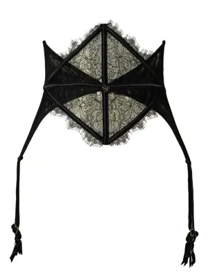 Пояс для чулок из тюля и кружева