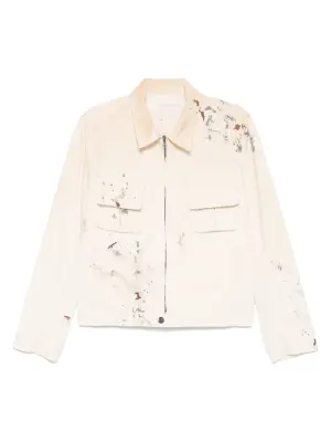 Куртка с эффектом разбрызганной краски