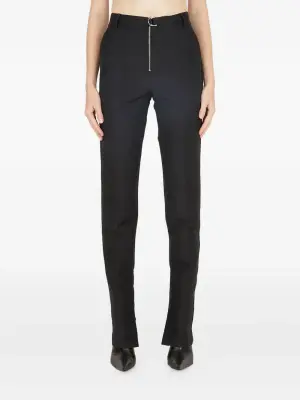 брюки из смесовой шерсти