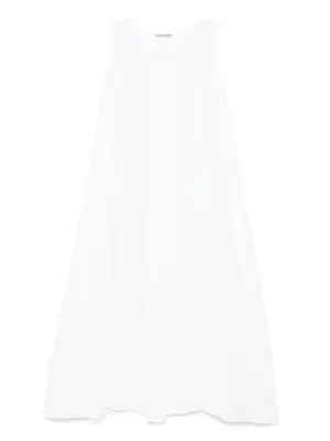 Льняное платье макси