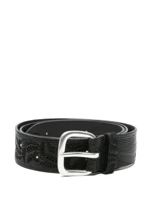 Ремень с цветочным узором