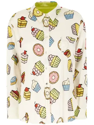 Блузка с принтом