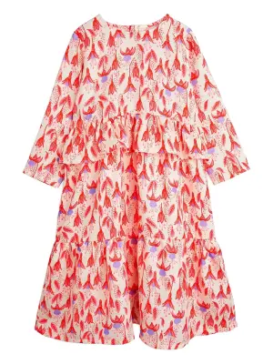 Платье с цветочным принтом