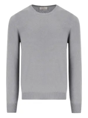 Кашемировый свитер в рубчик