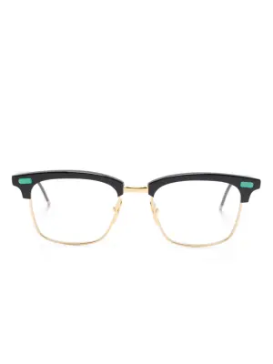 очки в квадратной оправе