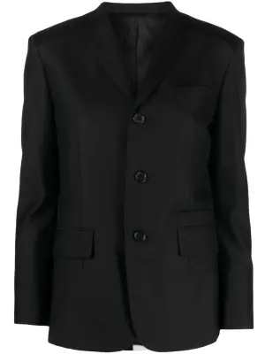 Пиджак из смесовой шерсти с бисером