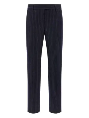 Шерстяные брюки Franca в тонкую полоску