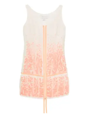 Платье мини на молнии