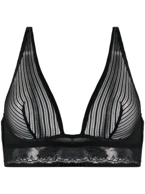 Сетчатый бюстгальтер с мягкими чашками