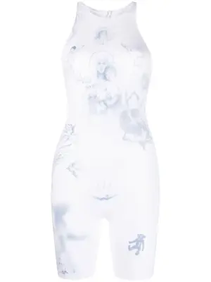 Ромпер Tereza с графичным принтом