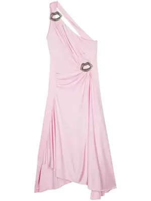 Платье миди асимметричного кроя