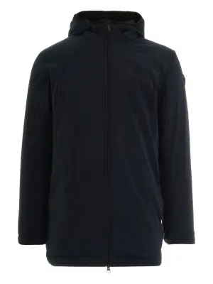Куртка с капюшоном и нашивкой-логотипом