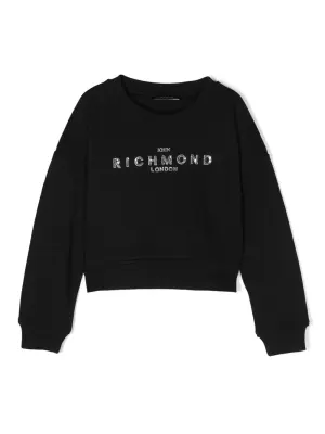 Толстовка с пайетками и логотипом