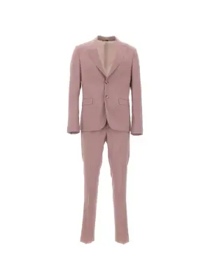 Однобортный костюм с лацканами-peак