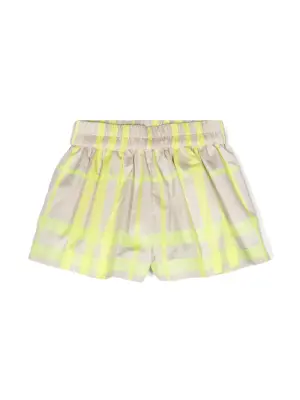 Расклешенные шорты в клетку Vintage Check