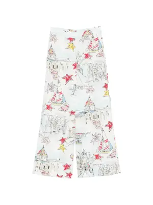 Брюки с узором