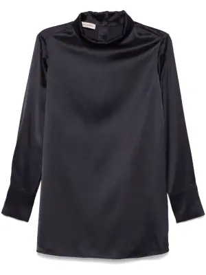 Атласная рубашка