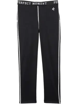 Легинсы с лампасами и логотипом