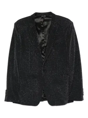 Однобортный пиджак с люрексом