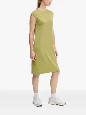 Платье мини с рукавами кап