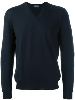 Джемпер с кружевной вставкой